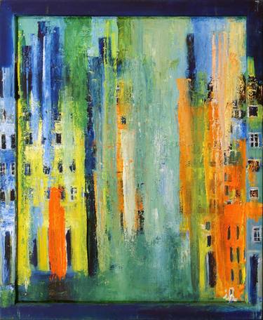 Print of Abstract Expressionism Architecture Paintings by Ingrid Knaus