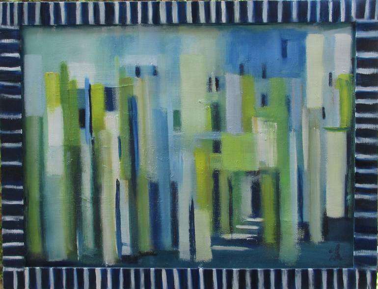 Original Conceptual Architecture Painting by Ingrid Knaus