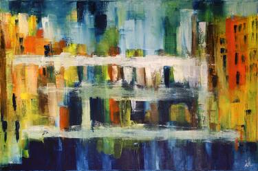 Print of Abstract Expressionism Places Paintings by Ingrid Knaus