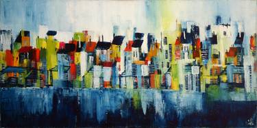 Print of Cities Paintings by Ingrid Knaus