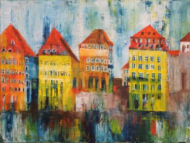 Print of Abstract Expressionism Architecture Paintings by Ingrid Knaus