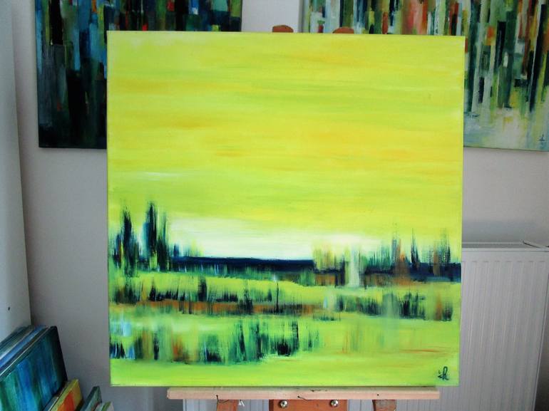 Original Expressionism Landscape Painting by Ingrid Knaus