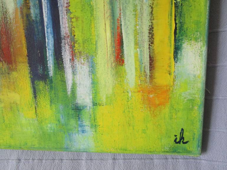 Original Abstract Expressionism Abstract Painting by Ingrid Knaus