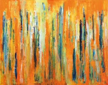 Original Abstract Expressionism Abstract Paintings by Ingrid Knaus