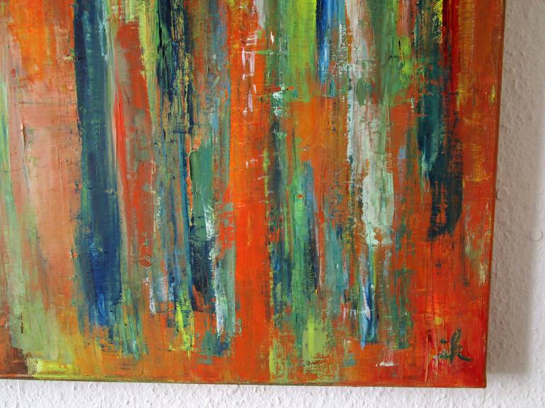 Original Abstract Expressionism Abstract Painting by Ingrid Knaus