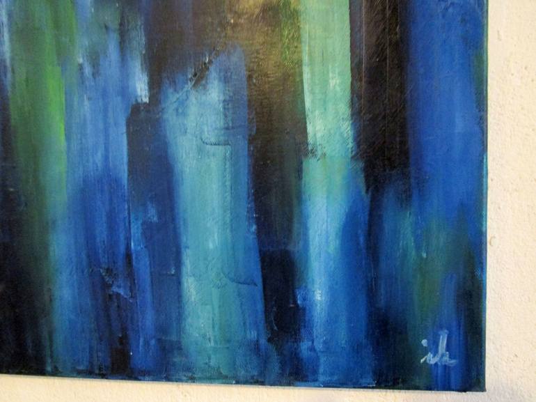 Original Abstract Expressionism Abstract Painting by Ingrid Knaus