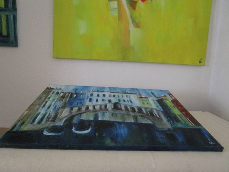 Original Expressionism Places Painting by Ingrid Knaus