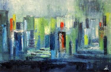 Print of Abstract Expressionism Architecture Paintings by Ingrid Knaus