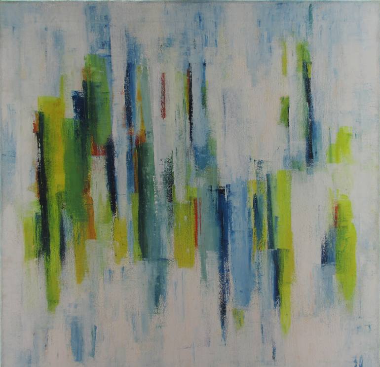 Original Abstract Expressionism Abstract Painting by Ingrid Knaus