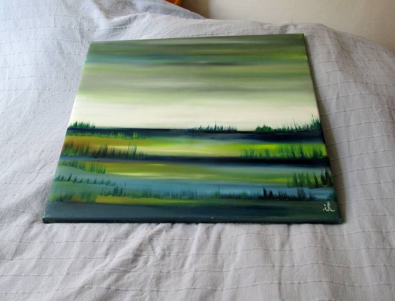 Original Documentary Landscape Painting by Ingrid Knaus
