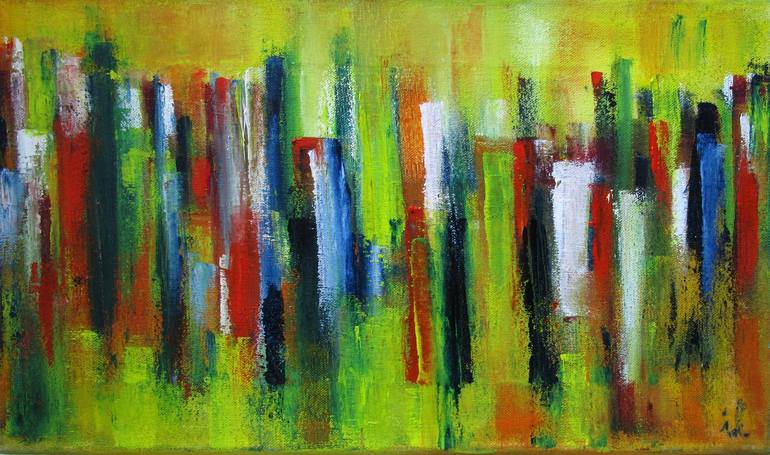 Original Expressionism Places Painting by Ingrid Knaus