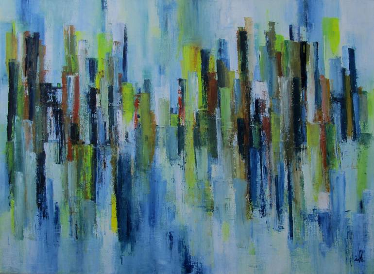 Original Abstract Painting by Ingrid Knaus