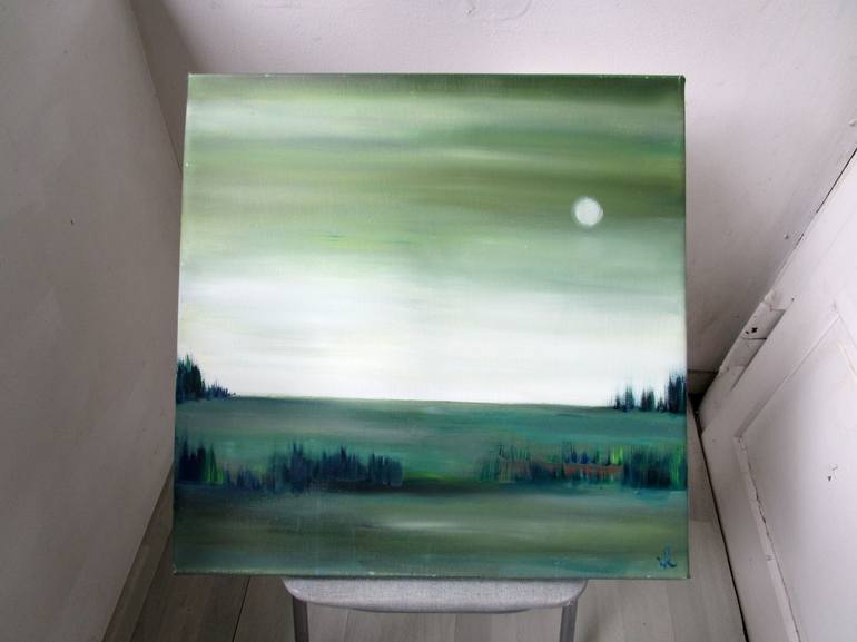 Original Expressionism Landscape Painting by Ingrid Knaus
