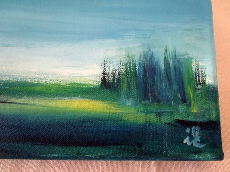 Original Expressionism Landscape Painting by Ingrid Knaus