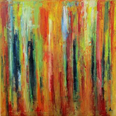 Original Abstract Expressionism Abstract Paintings by Ingrid Knaus