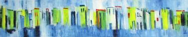 Original Abstract Expressionism Architecture Paintings by Ingrid Knaus