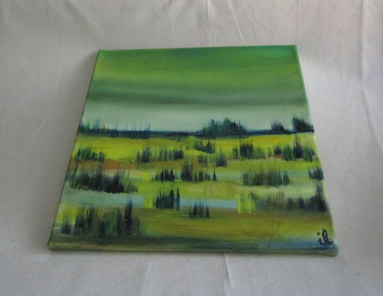 Original Expressionism Landscape Painting by Ingrid Knaus