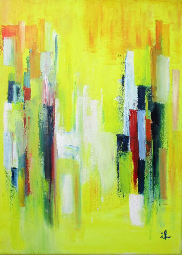 Original Abstract Painting by Ingrid Knaus