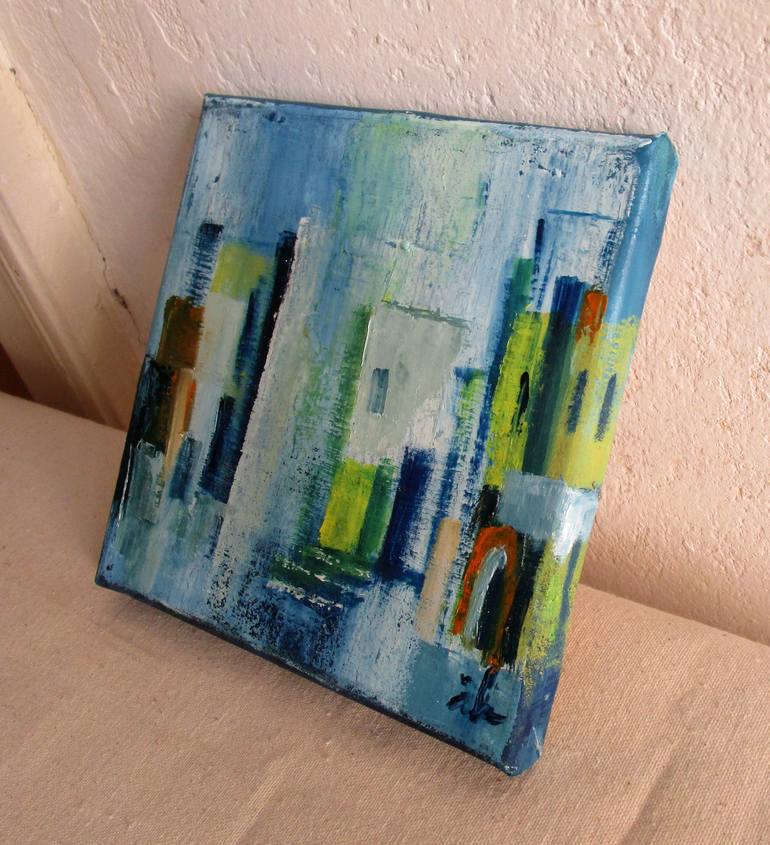 Original Architecture Painting by Ingrid Knaus