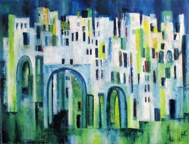 Print of Architecture Paintings by Ingrid Knaus