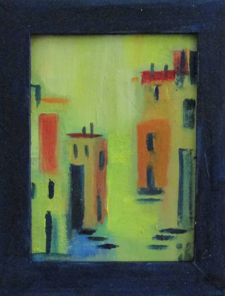 Original Architecture Painting by Ingrid Knaus