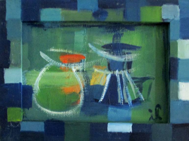 Original Expressionism Kitchen Painting by Ingrid Knaus