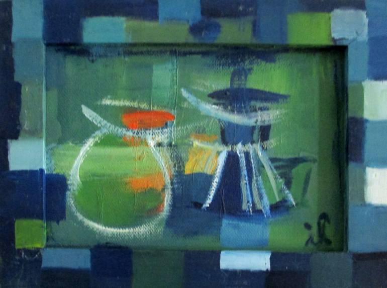 Original Kitchen Painting by Ingrid Knaus