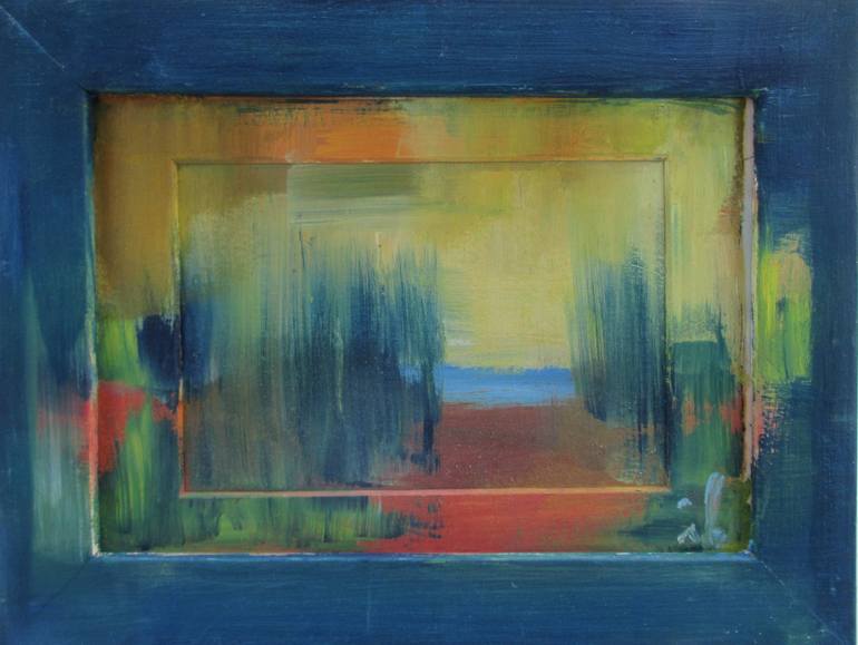 Original Documentary Architecture Painting by Ingrid Knaus