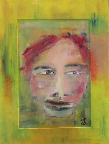 Portrait, male, oil on paper thumb
