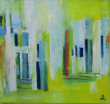 Print of Abstract Expressionism Architecture Paintings by Ingrid Knaus