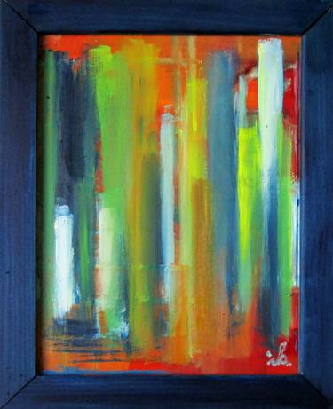 Original Abstract Expressionism Abstract Paintings by Ingrid Knaus