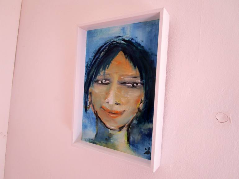 Original Expressionism Portrait Painting by Ingrid Knaus