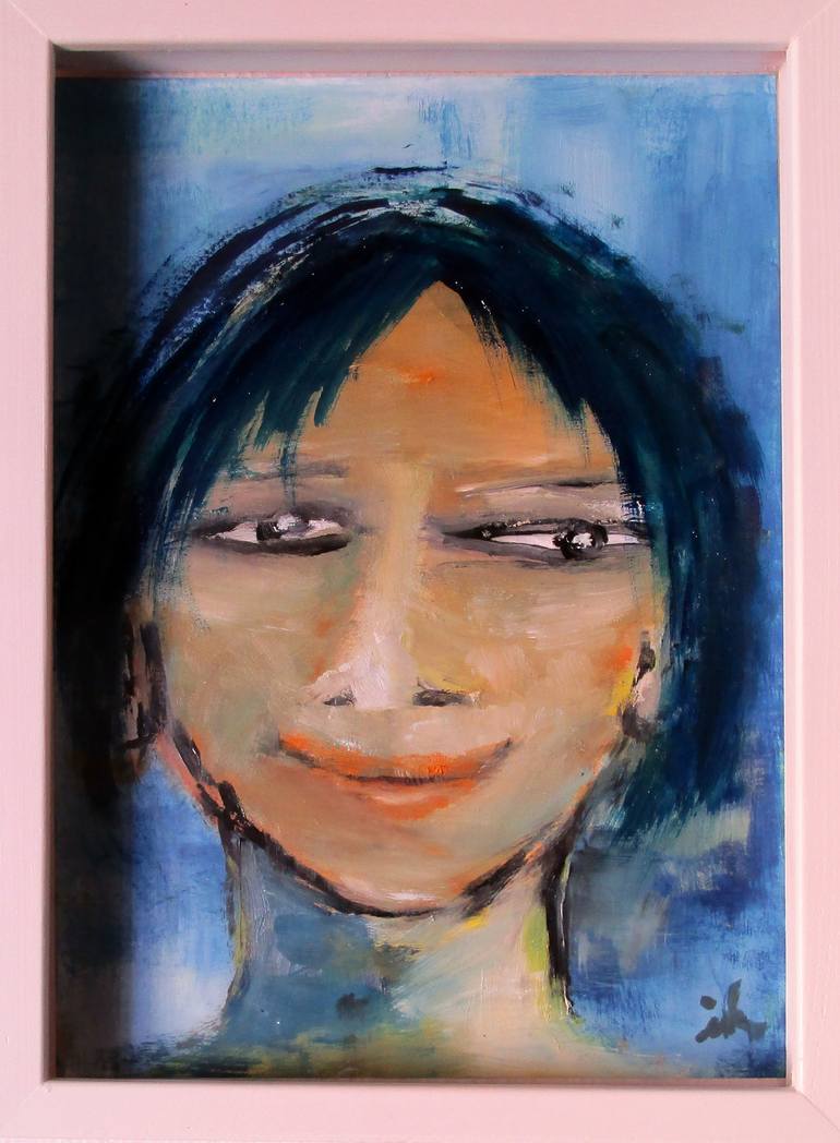 Original Portrait Painting by Ingrid Knaus