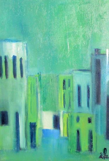 Original Expressionism Architecture Paintings by Ingrid Knaus