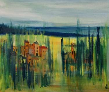 Print of Expressionism Landscape Paintings by Ingrid Knaus