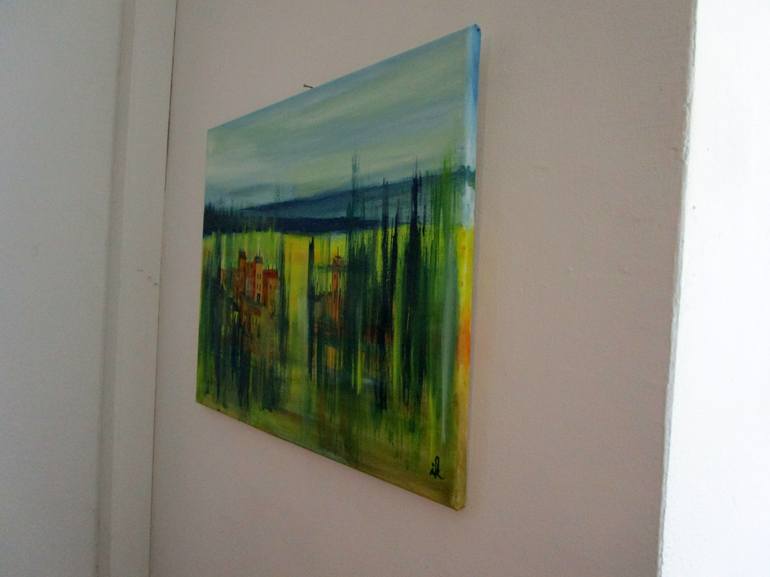 Original Expressionism Landscape Painting by Ingrid Knaus