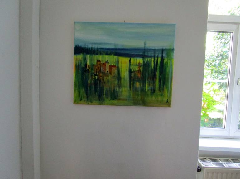 Original Expressionism Landscape Painting by Ingrid Knaus