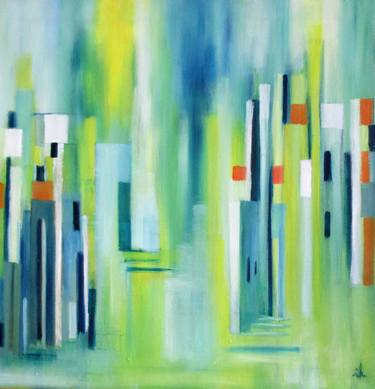 Original Abstract Expressionism Abstract Paintings by Ingrid Knaus