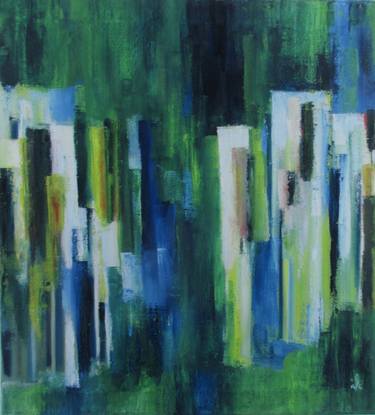 Original Abstract Expressionism Abstract Paintings by Ingrid Knaus