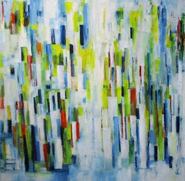 Original Abstract Expressionism Architecture Paintings by Ingrid Knaus