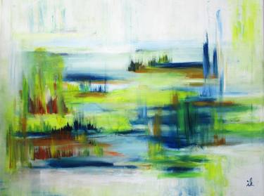 Original Expressionism Landscape Paintings by Ingrid Knaus