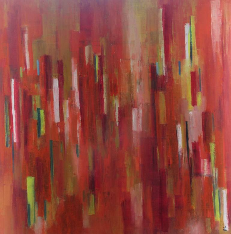 Original Abstract Expressionism Abstract Painting by Ingrid Knaus