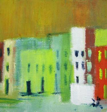 Original Expressionism Architecture Paintings by Ingrid Knaus