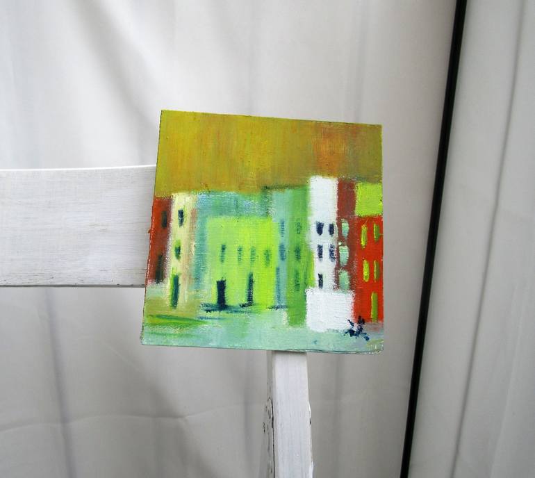 Original Expressionism Architecture Painting by Ingrid Knaus