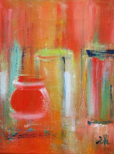 Original Expressionism Still Life Paintings by Ingrid Knaus