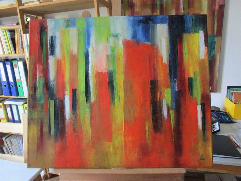 Original Contemporary Abstract Painting by Ingrid Knaus