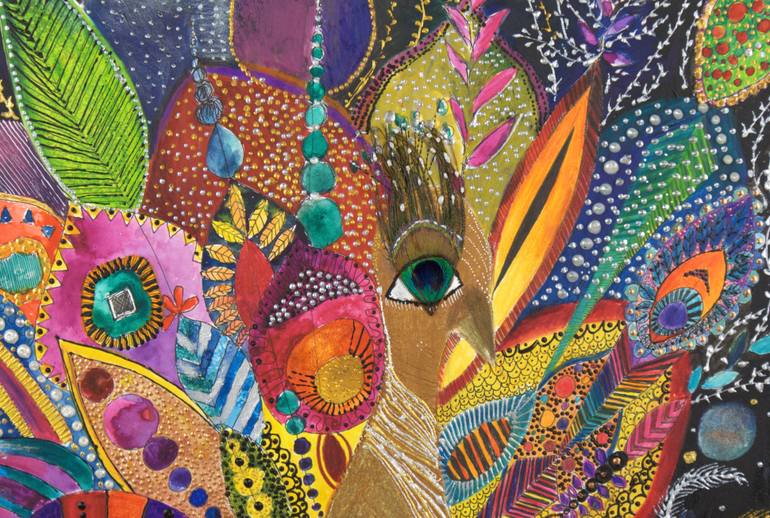 Original Abstract Nature Painting by Izabela Polakowska