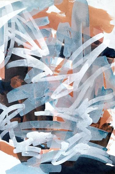 Original Abstract Expressionism Abstract Paintings by Eh Sherman
