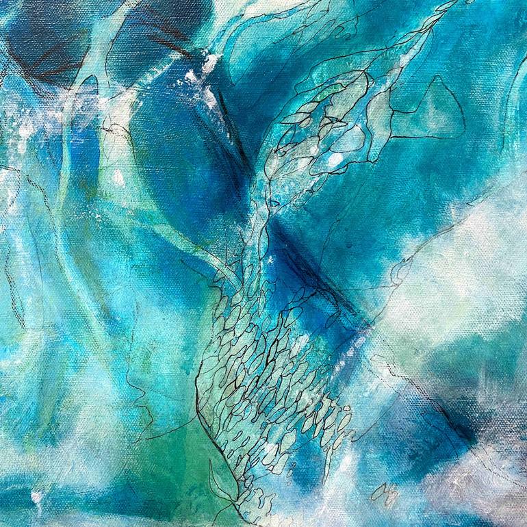 Original Abstract Water Painting by Judith Riemer