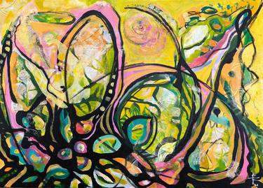 Print of Abstract Expressionism Nature Paintings by Judith Christine Riemer
